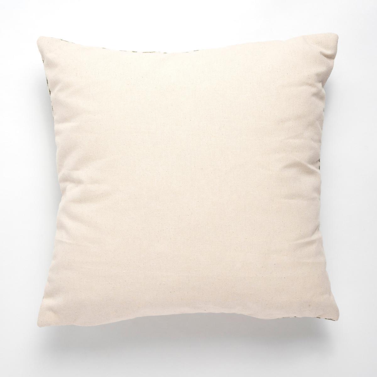 Textured Geometric Sage Cushion Sage – image 2