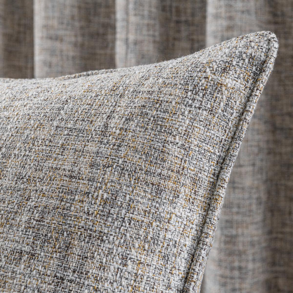 Harlow Natural Cushion Black, Yellow and White – image 2