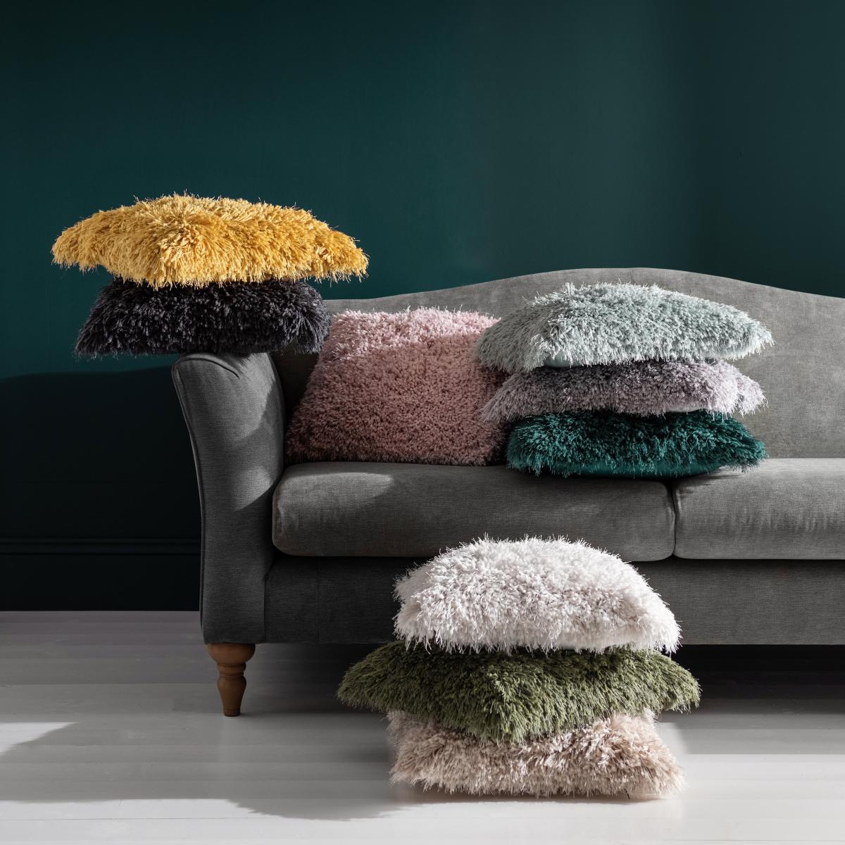 Brooke Textured Cushion Cover Olive – image 4