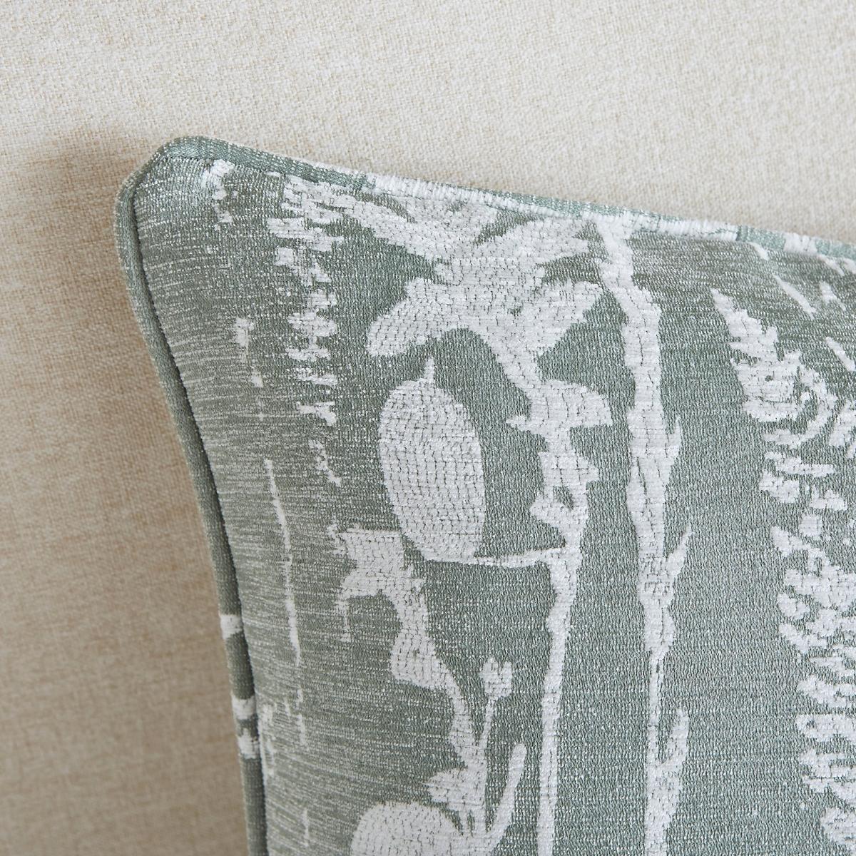 Meadow Jacquard Cushion Green – image 2