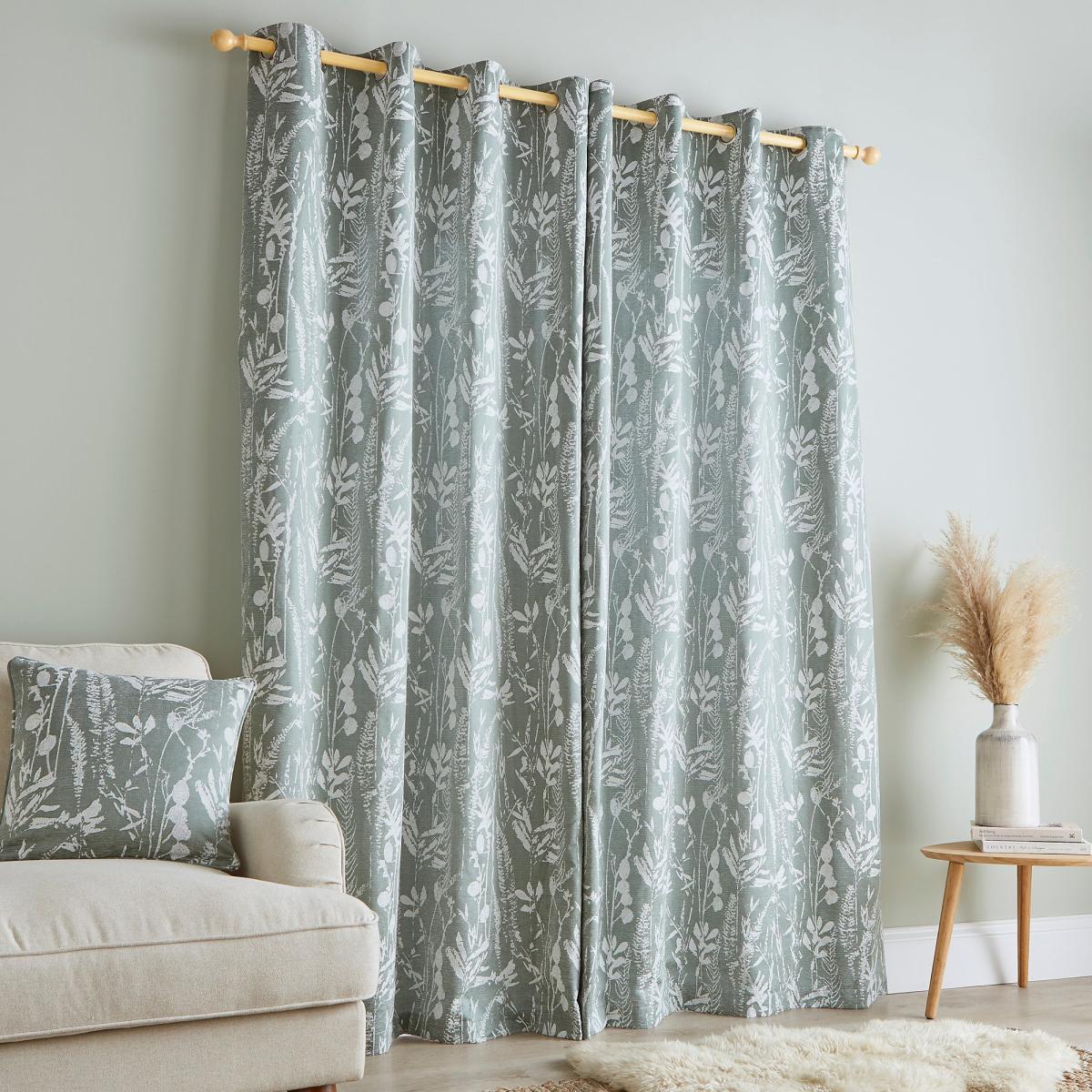 Meadow Jacquard Cushion Green – image 3