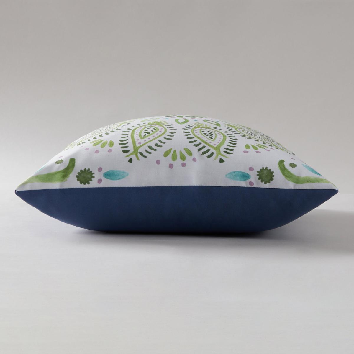 Azami Green Placement Cushion Green, Blue and White – image 3