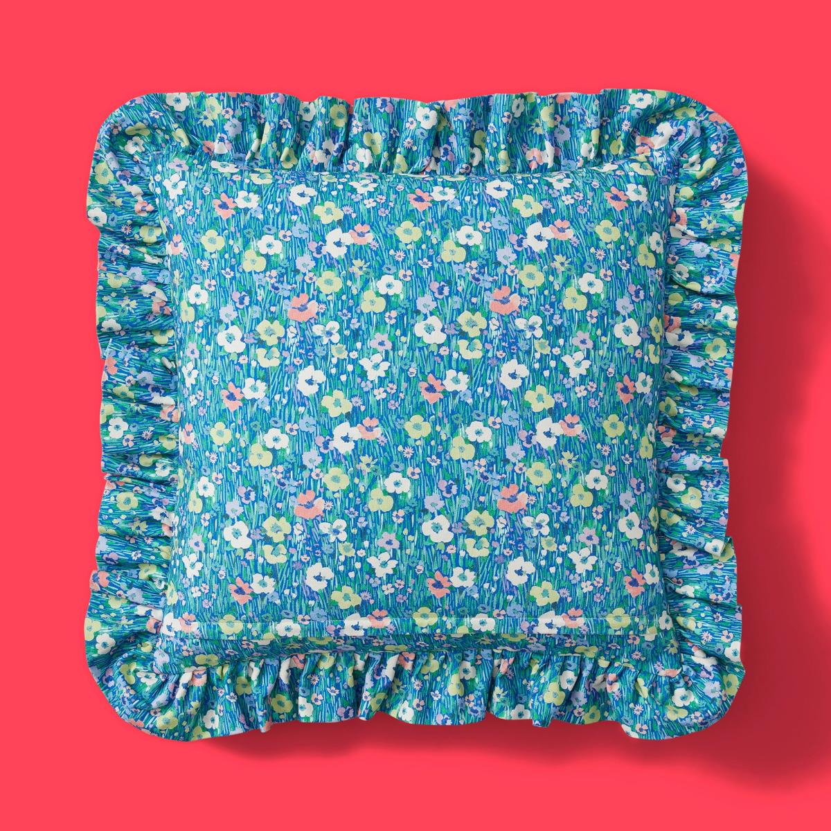 Sophie Robinson More Joy Embroidered Cotton Cushion – image 3