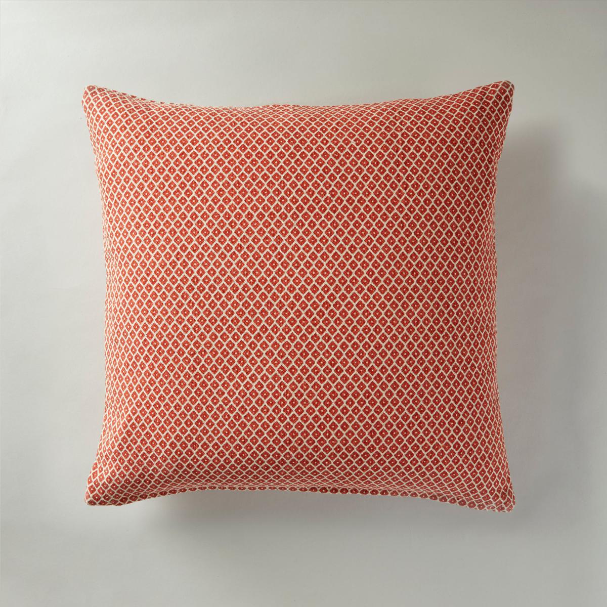 Printed Diamond Cushion Oscar Ginger – image 1