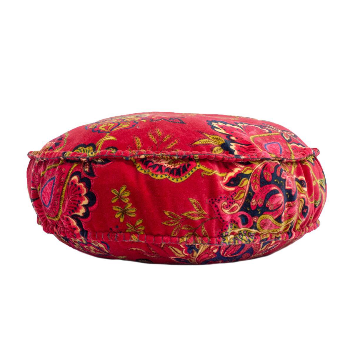 Paoletti Malisa Pomegranate Floral Velvet Cushion Pomegranate (Pink) – image 3