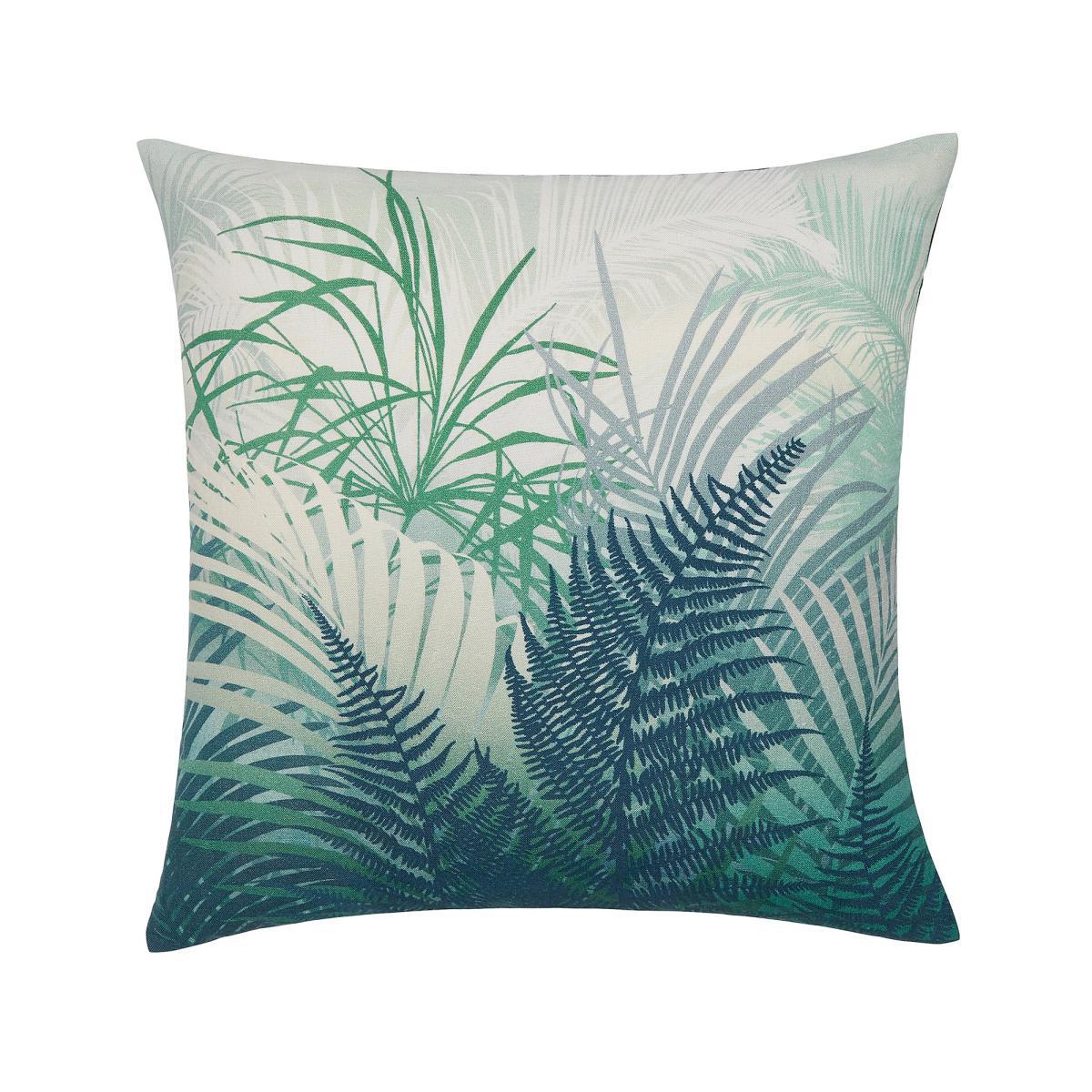 Clarissa Tropical Leaf Forest Green Cushion Forest (Green) – image 3