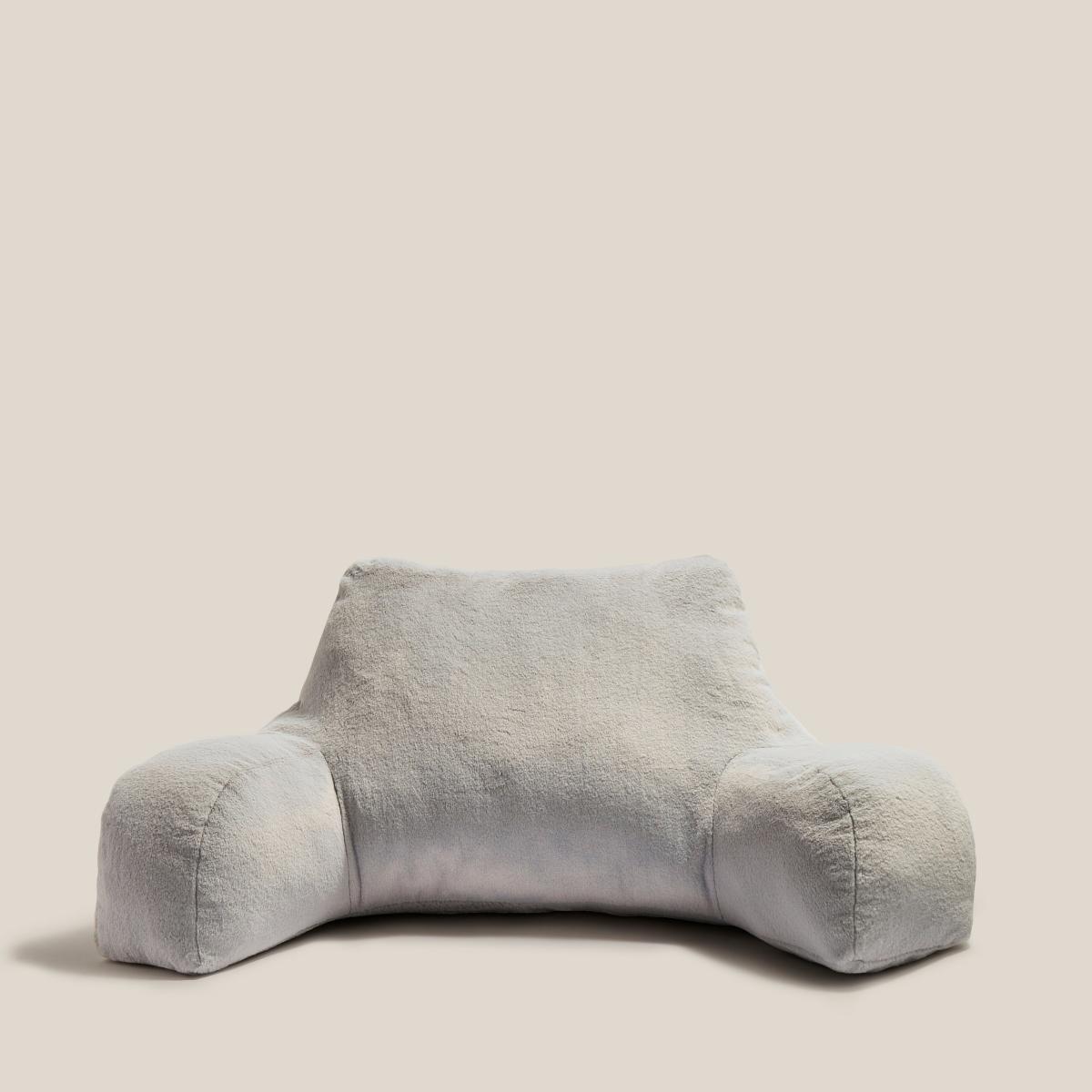 Lenon Faux Fur Cuddle Cushion Grey – image 3