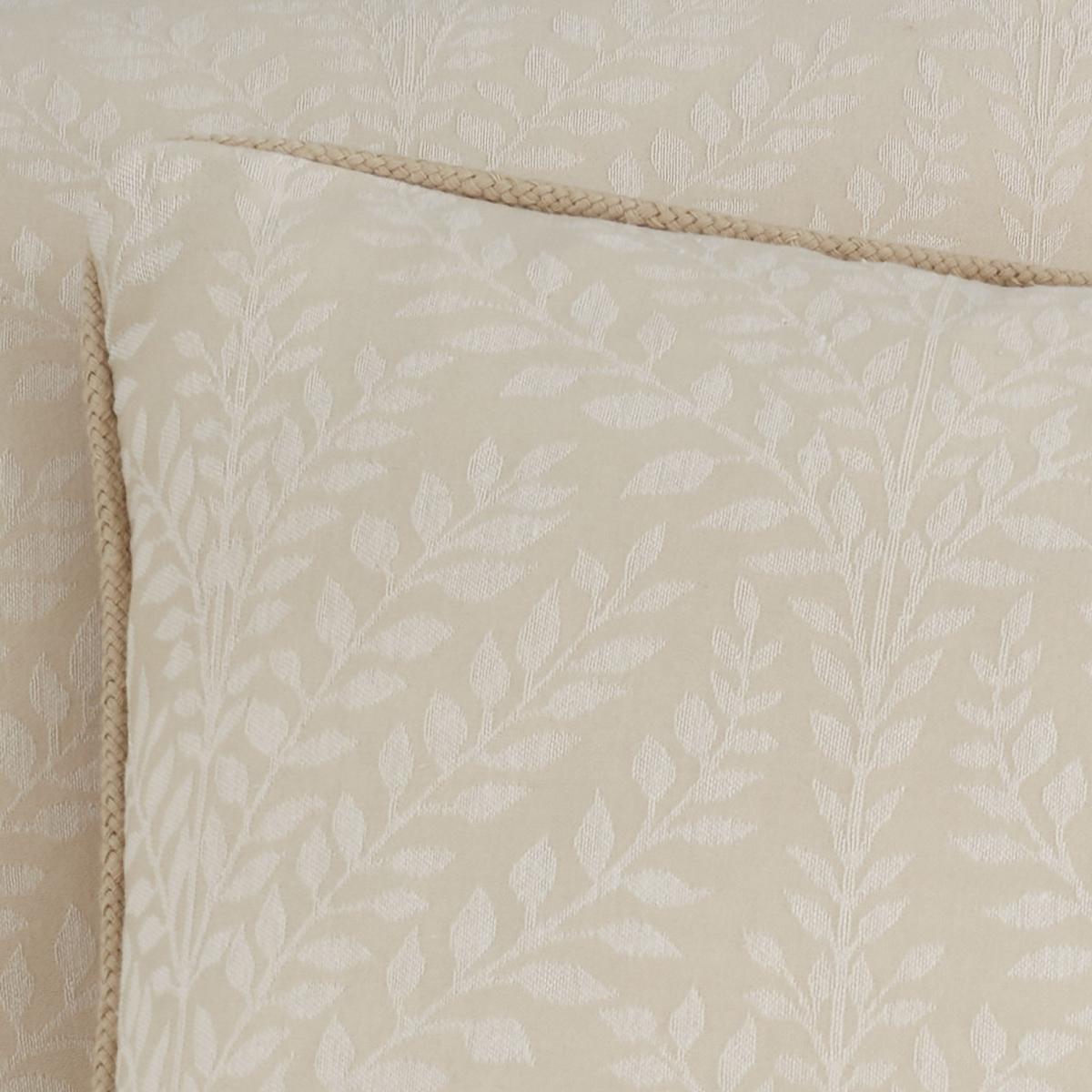 Woven Fearne Cushion Ivory – image 2