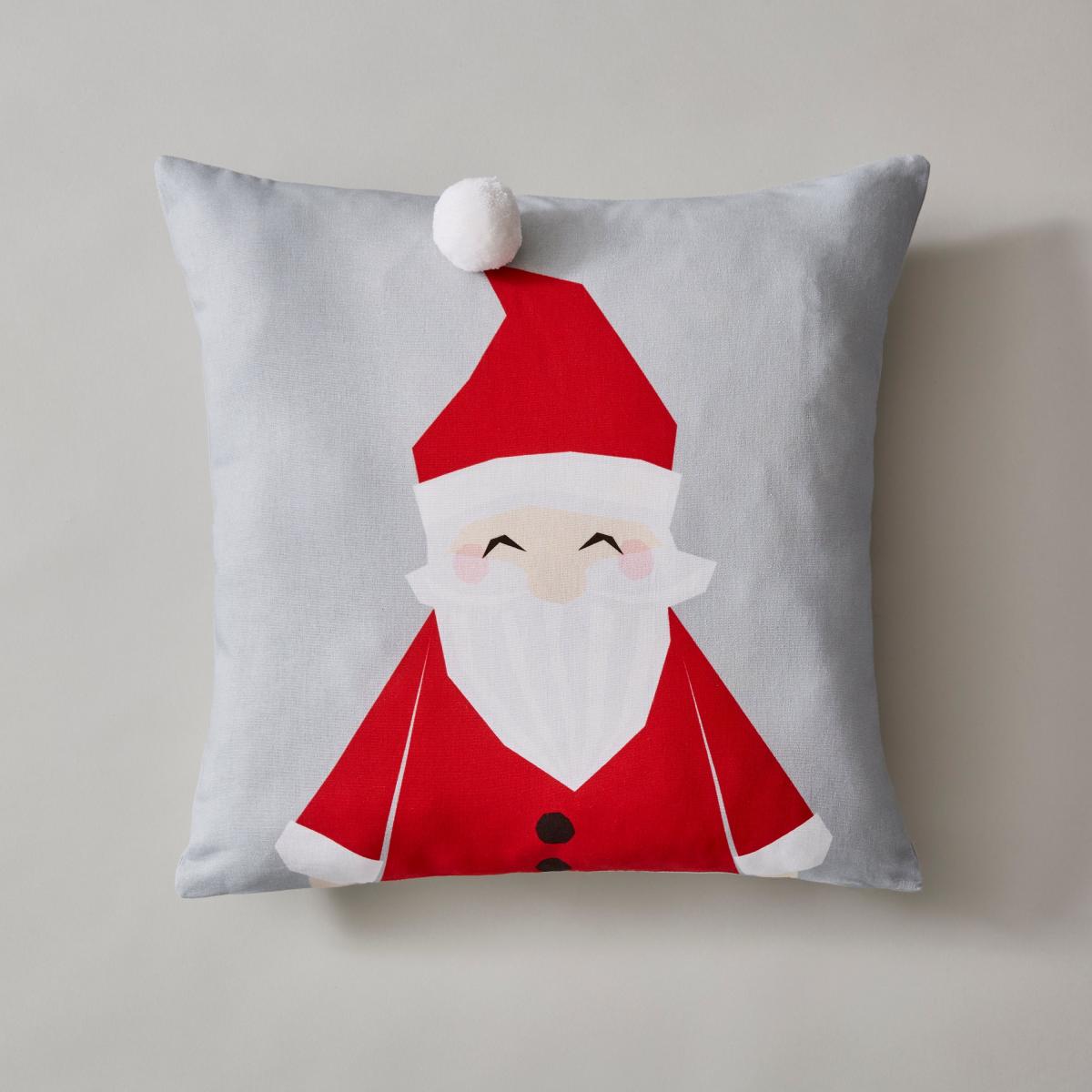 Printed Santa Cushion MultiColoured – image 2
