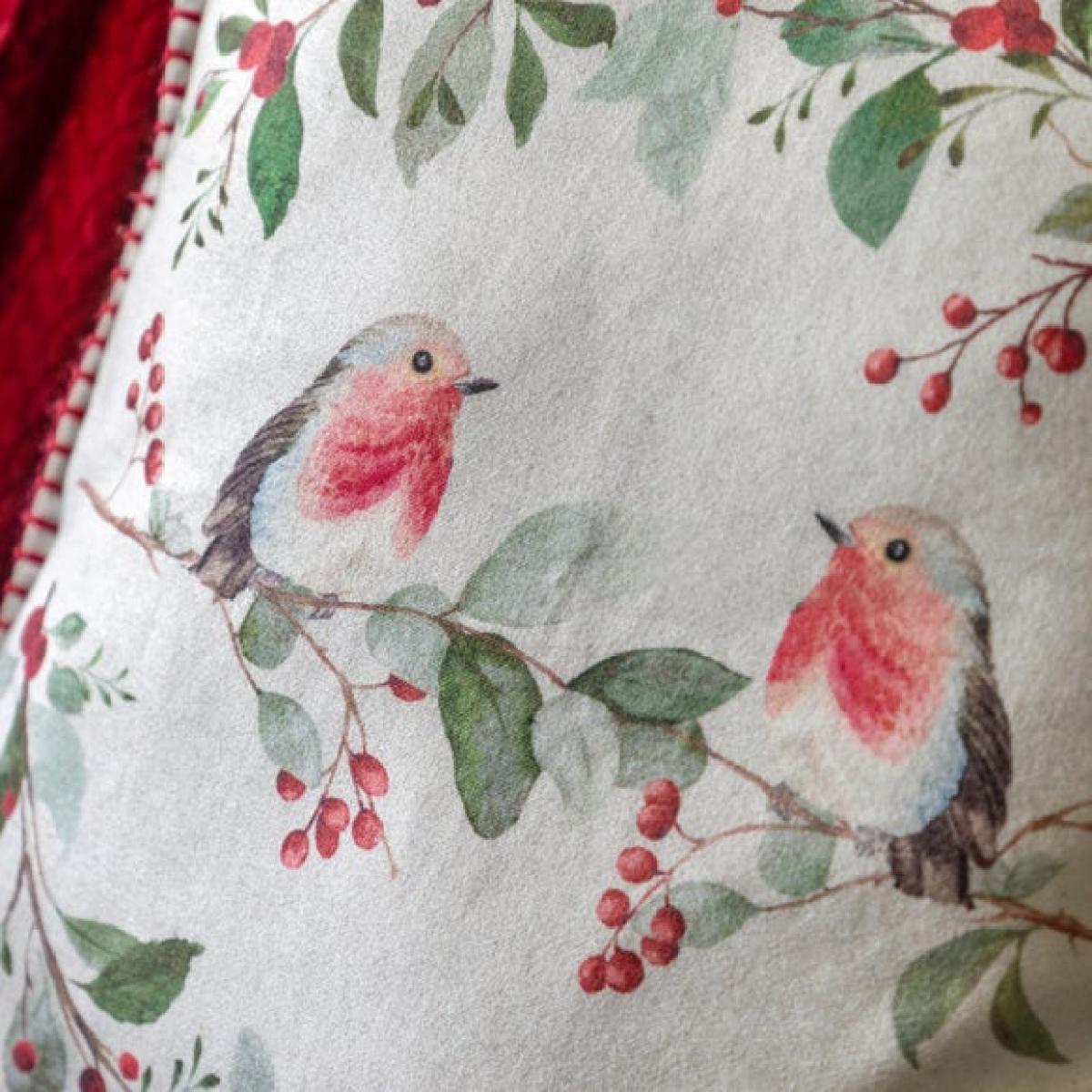Traditional Robin Square Cushion – image 3