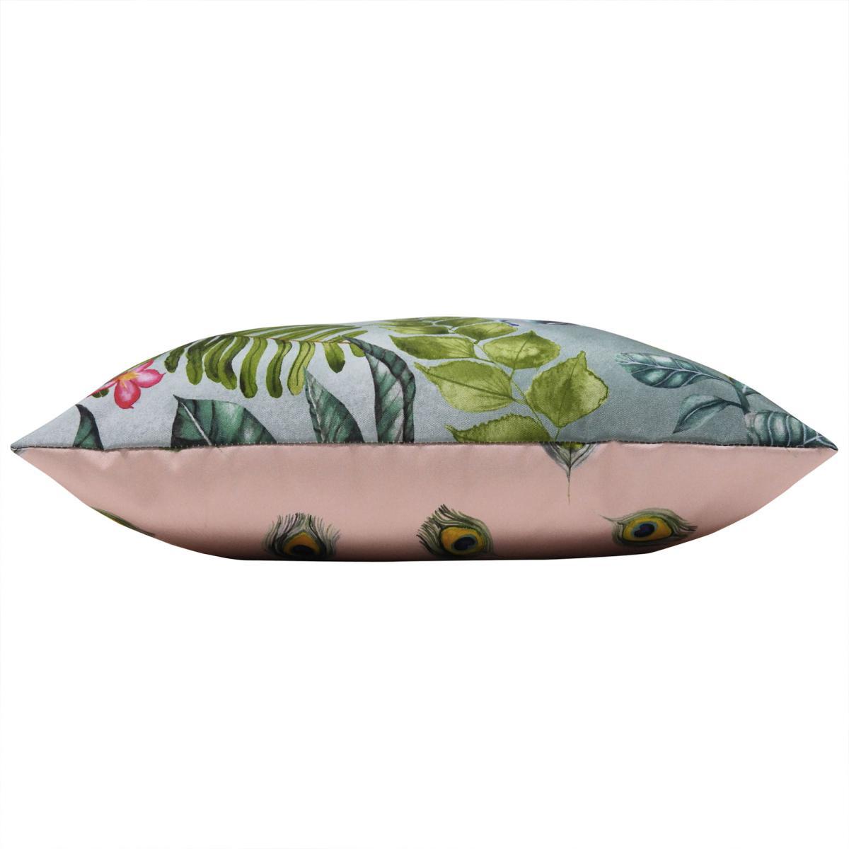 Peacock Multicoloured Outdoor Cushion MultiColoured – image 4