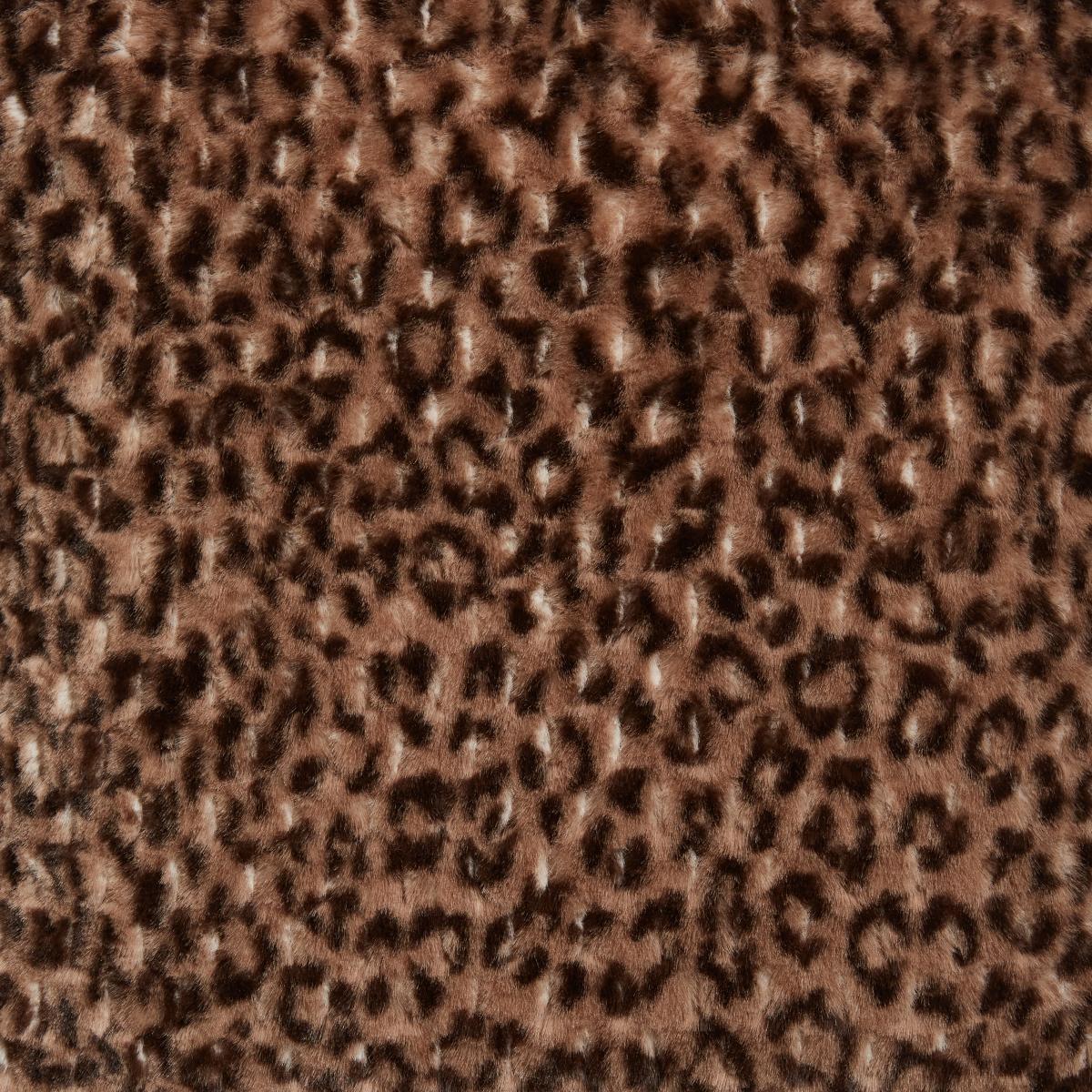 Leopard Faux Fur Cushion Leopard (Brown) – image 2