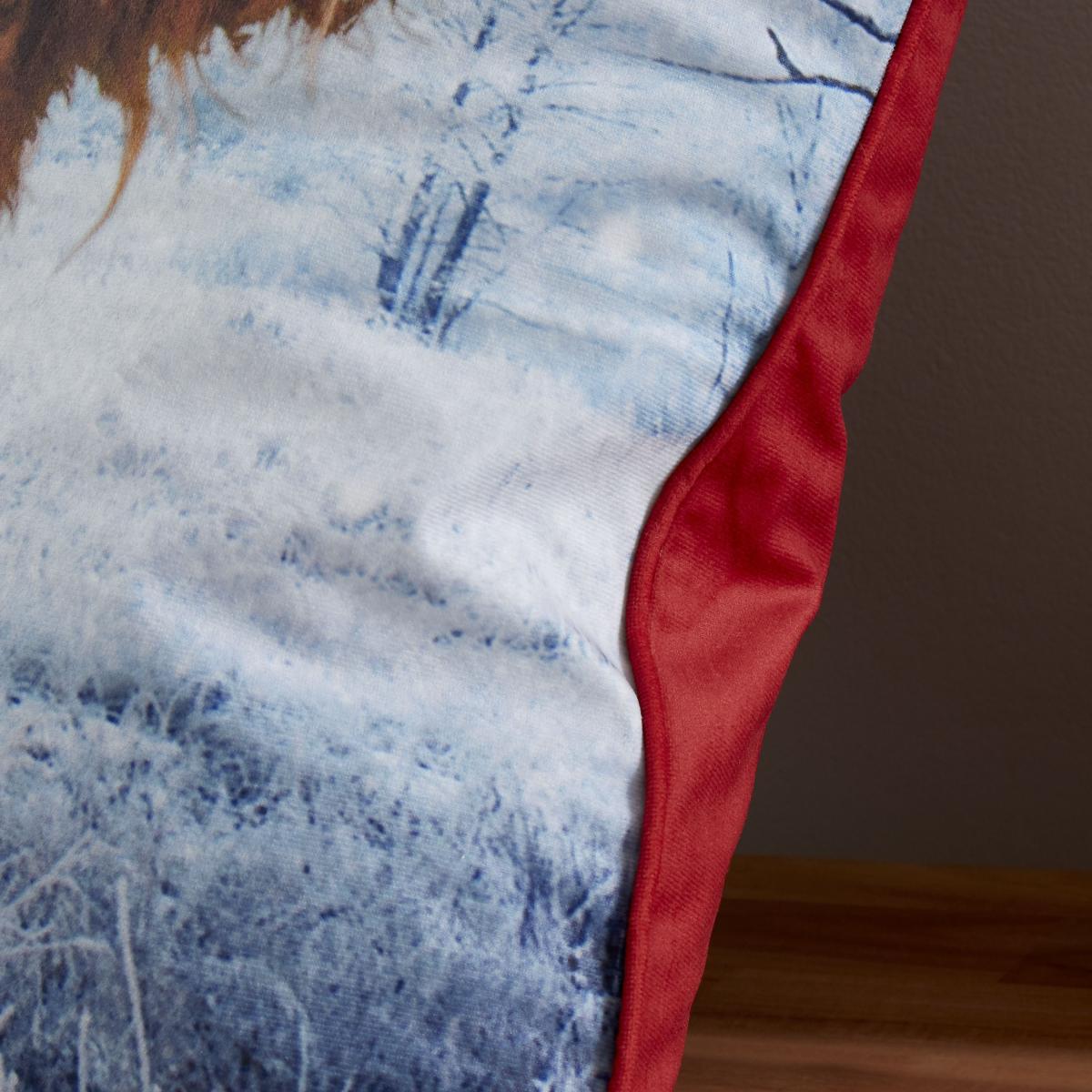 CL Highland Cow Cushion MultiColoured – image 2
