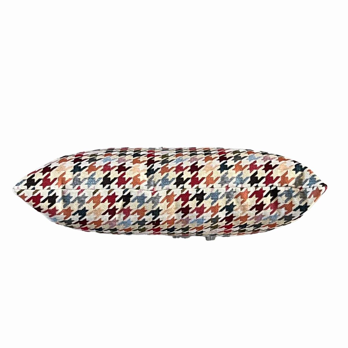 Daro Tapestry Pastel Houndstooth Square Cushion – image 3