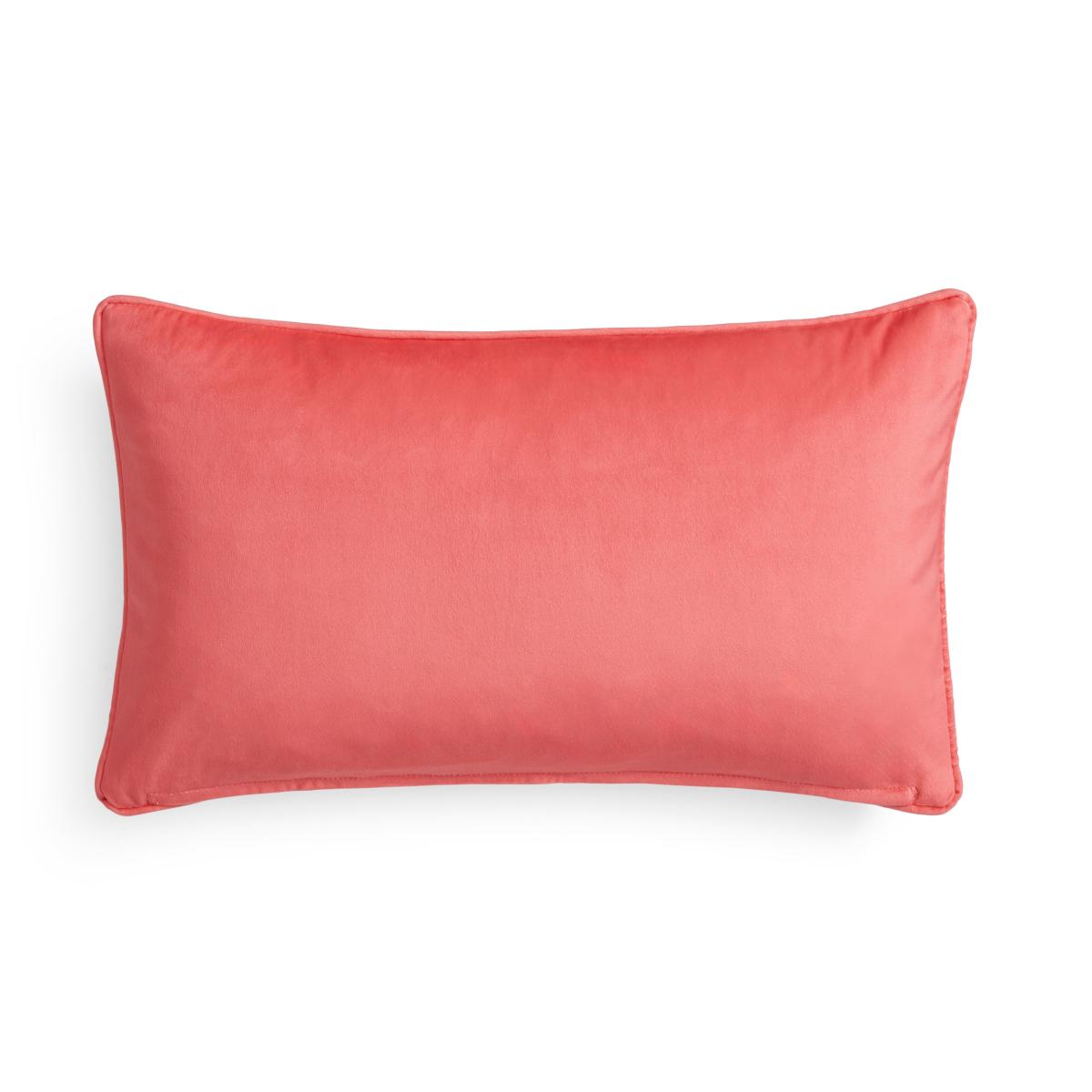 Striped Velvet Rectangle Cushion – image 2