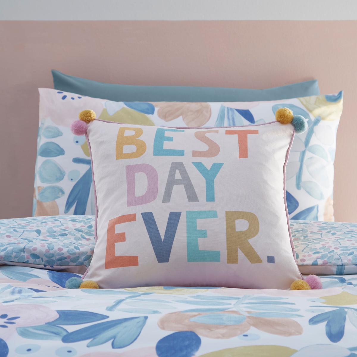 Best Day Ever Cushion MultiColoured – image 1
