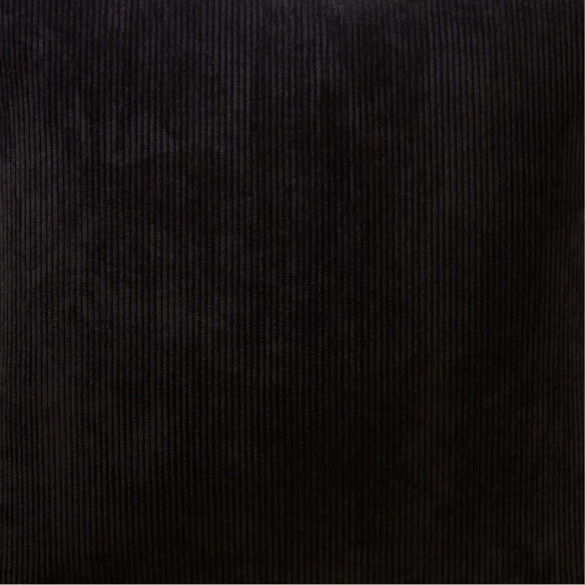 Corduroy Black Cushion Black – image 2