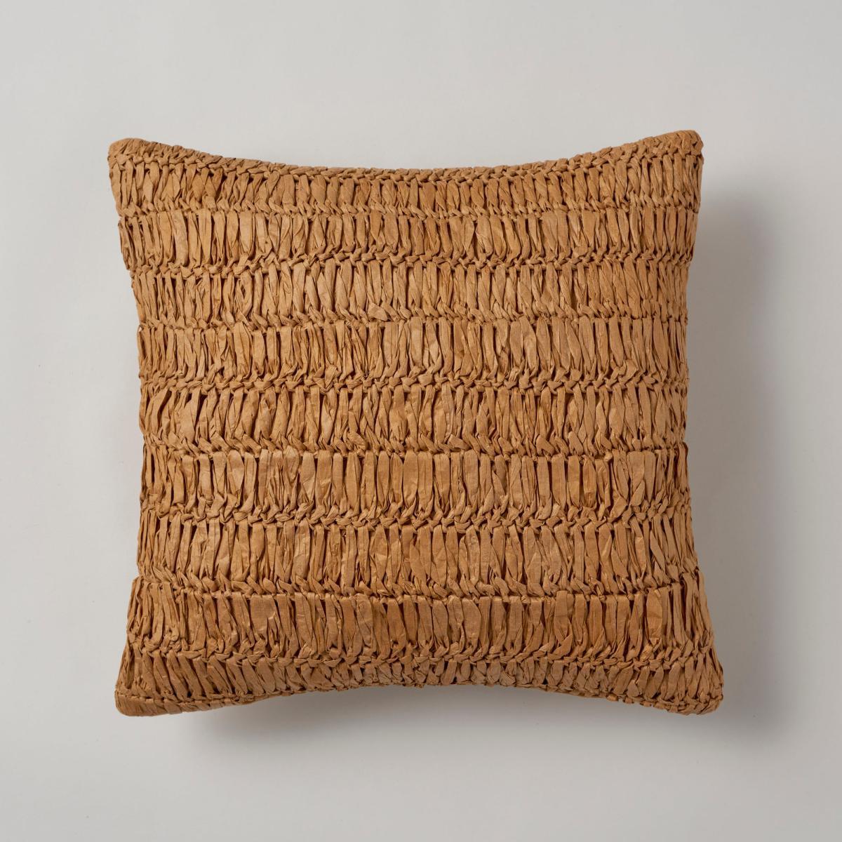 Raffia Cushion Natural – image 2