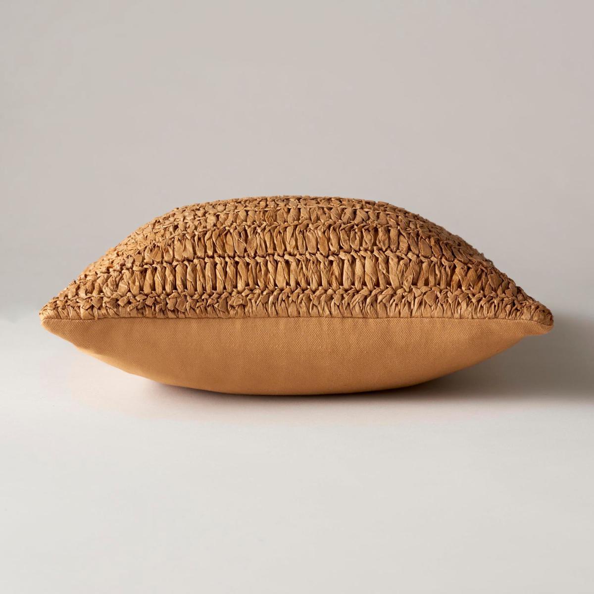 Raffia Cushion Natural – image 3