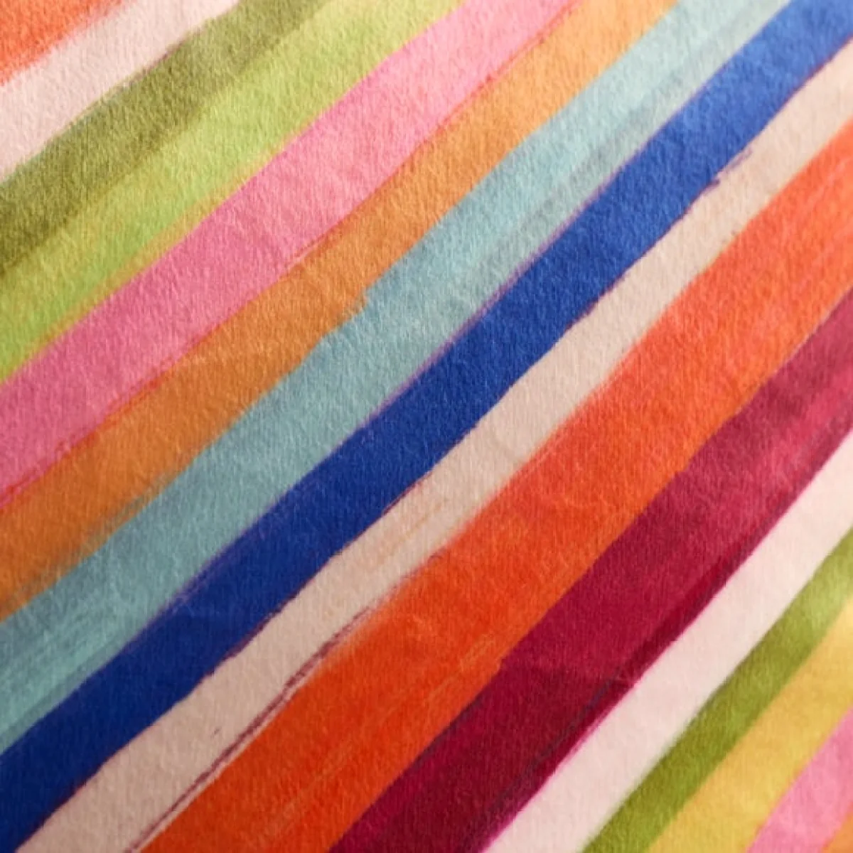 Sophie Robinson Darling Diagonal Striped Cotton Square Cushion – image 2