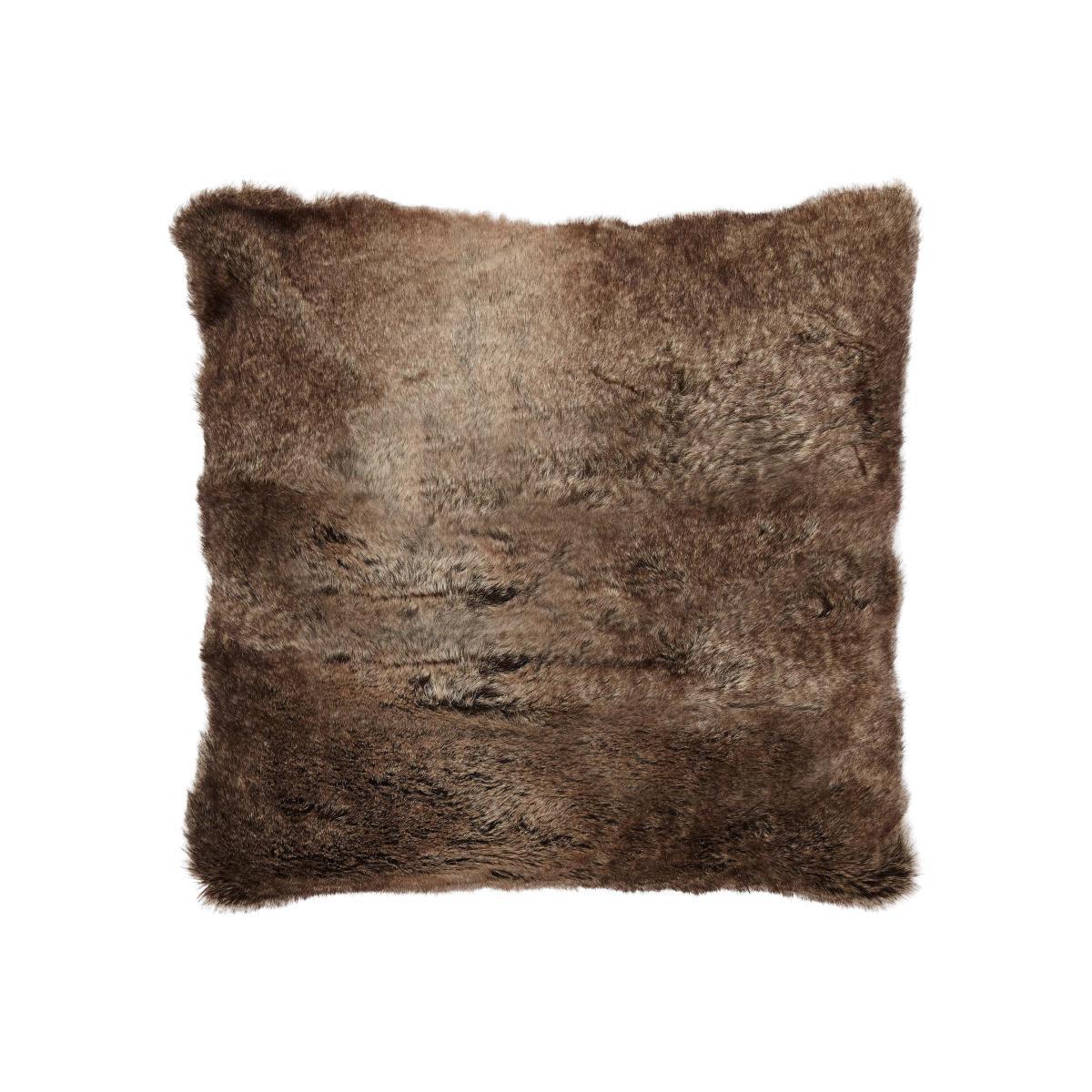 Verbier Faux Fur Cushion Natural – image 1