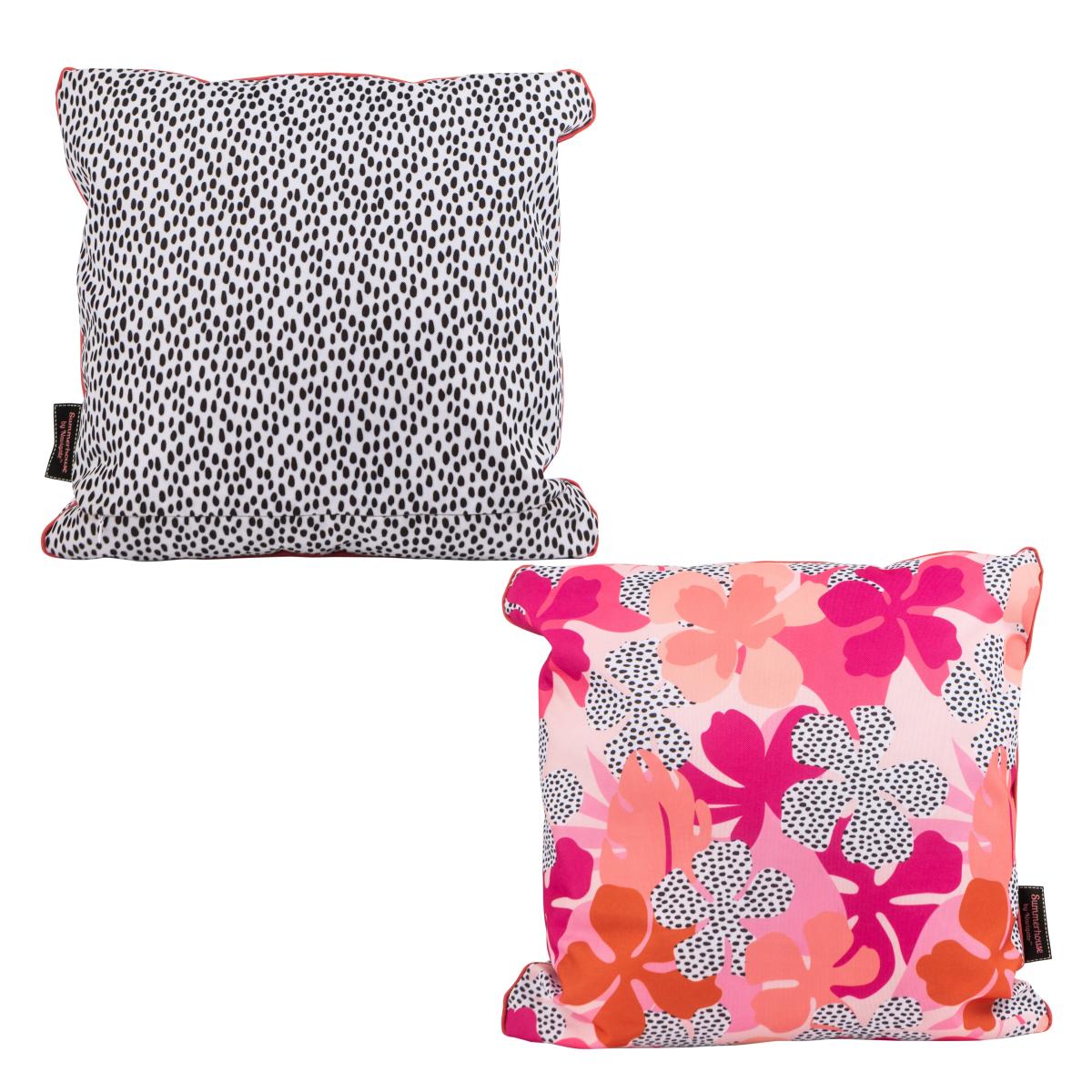 Tribal Fushion Indoor Outdoor Cushion Pink – image 2