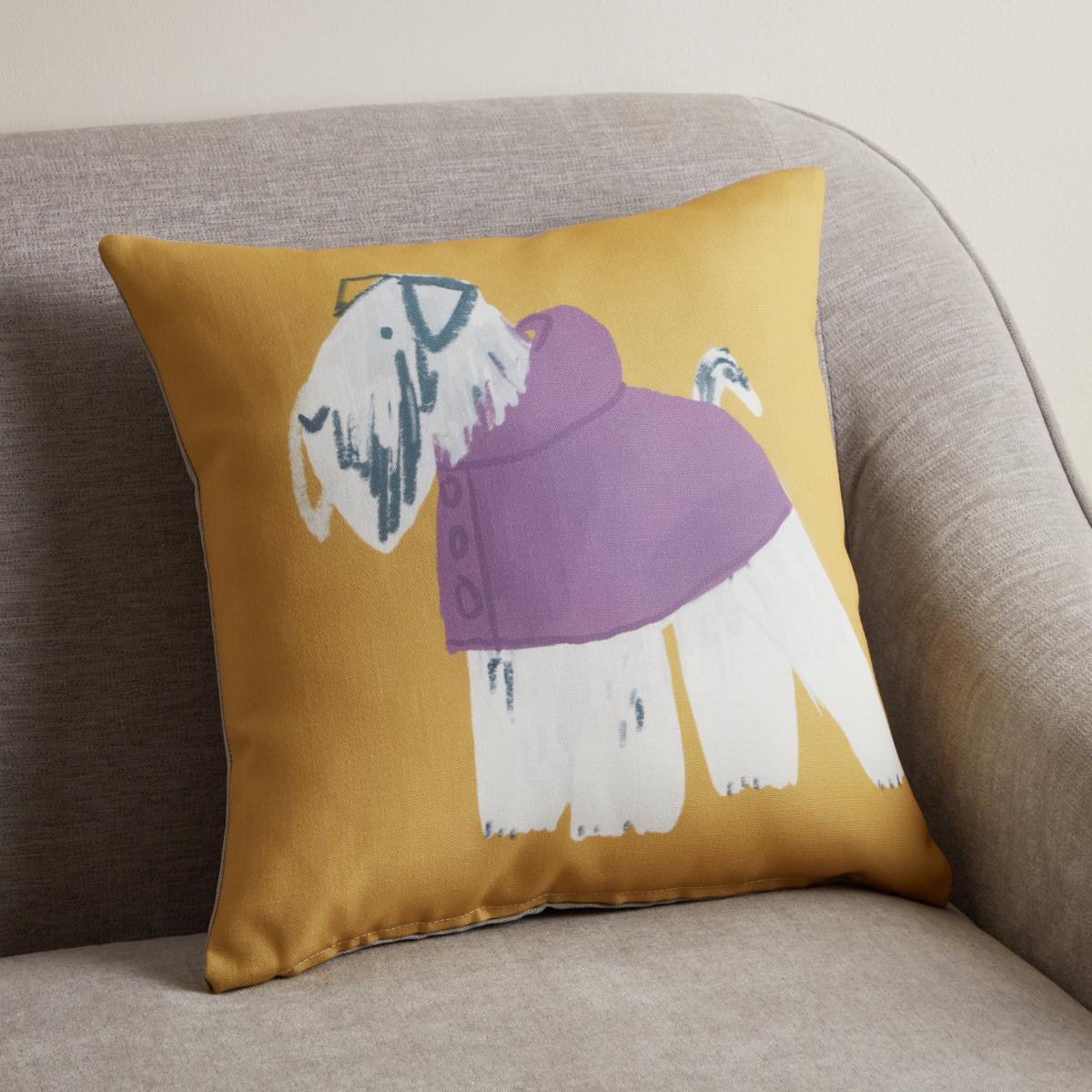 Schnauzer Cushion MultiColoured – image 2