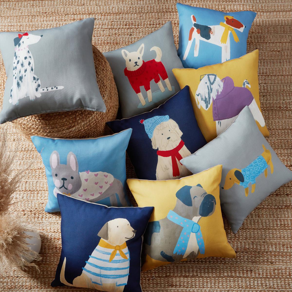 Schnauzer Cushion MultiColoured – image 7