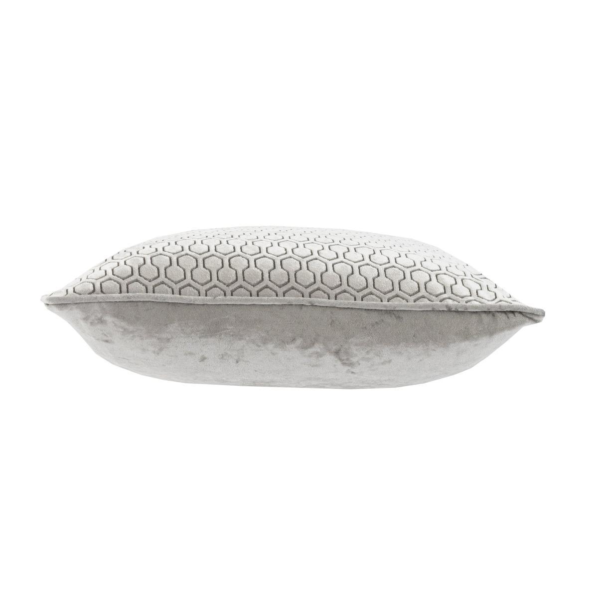 Geo Hexagon Silver Cushion Silver – image 3