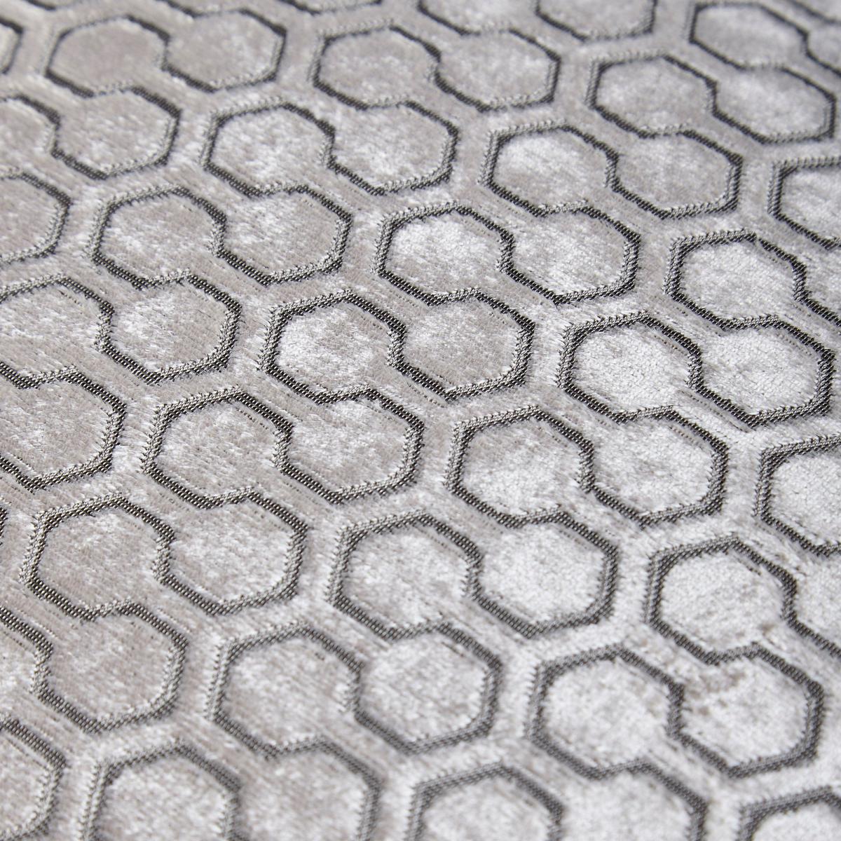 Geo Hexagon Silver Cushion Silver – image 5