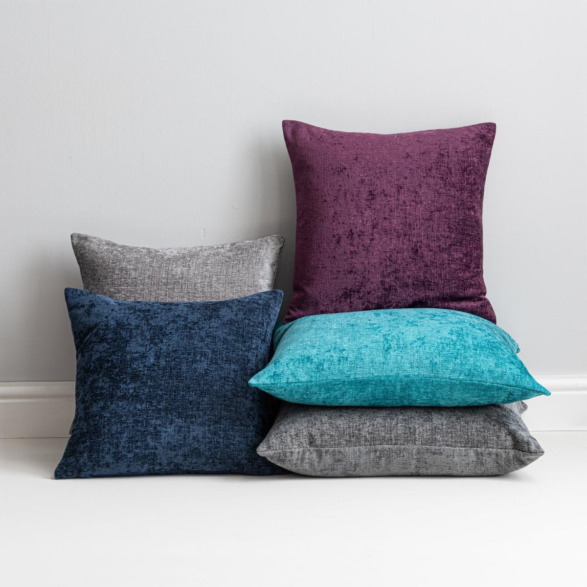 Chenille Cushion Plum (Purple) – image 3