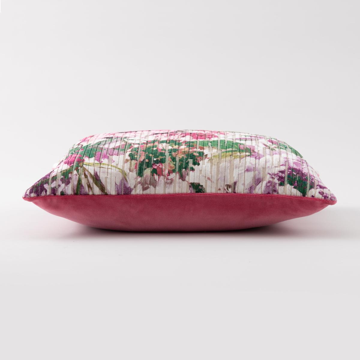 Kinsley Floral Pink Cushion Pink/Green – image 3