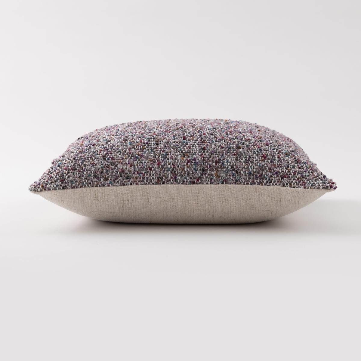 Mabel Tonal Boucle Cushion Thistle – image 3
