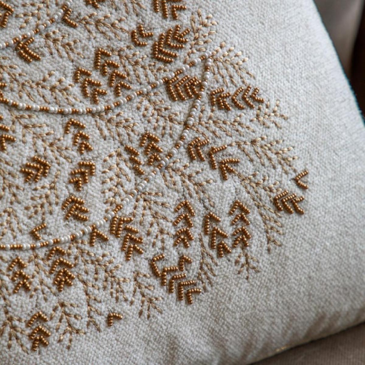 Stitched Tree Square Cushion – image 2
