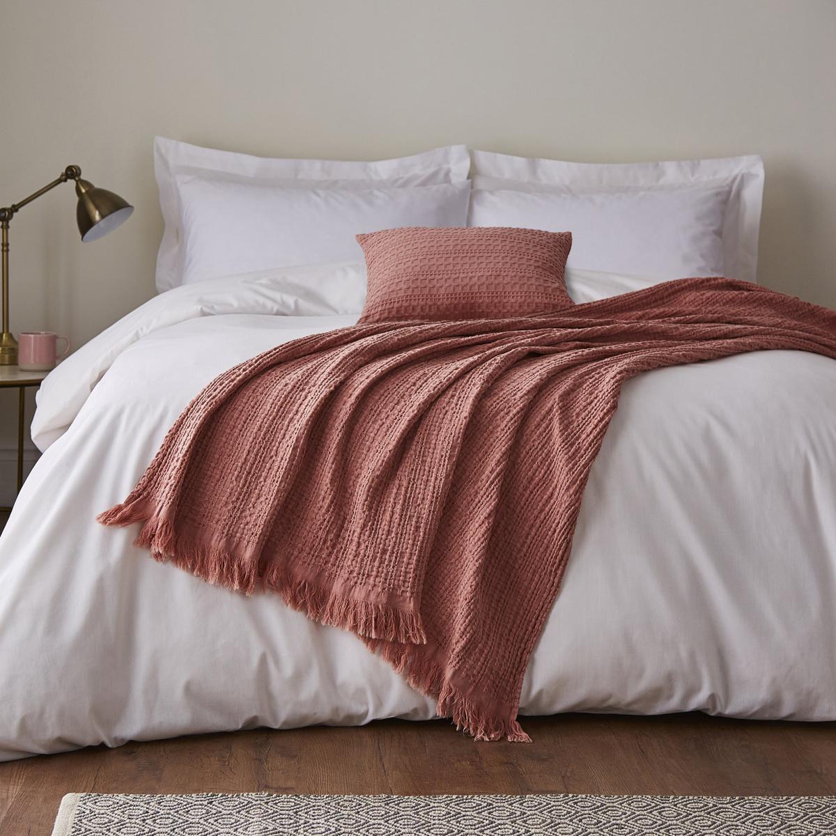 Cotton Waffle Cushion Silver – image 2
