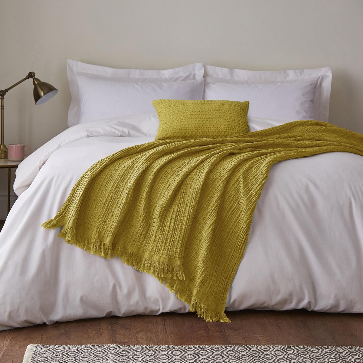 Cotton Waffle Cushion Silver – image 5