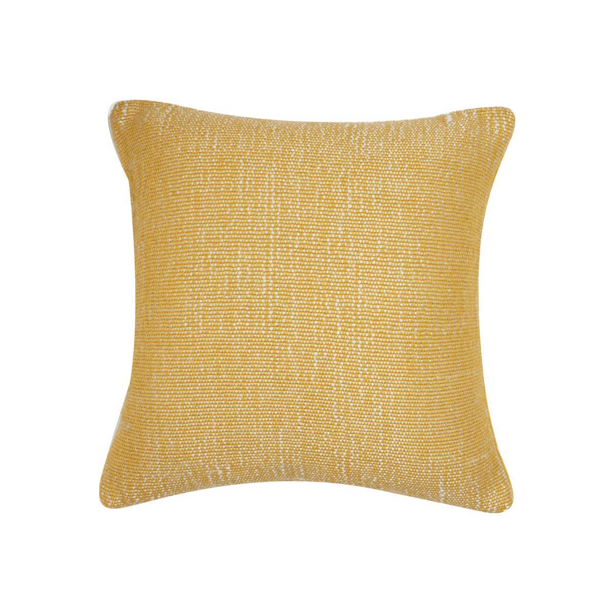 Velvet Juno Cushion Cover Ochre Yellow – image 1