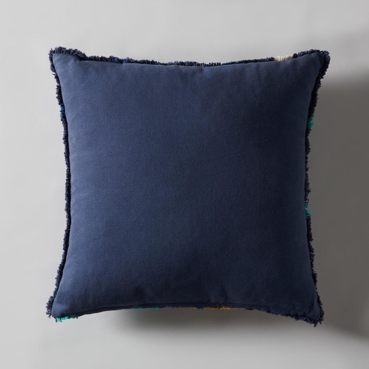 Elements Blue Tufted Cushion Blue – image 5