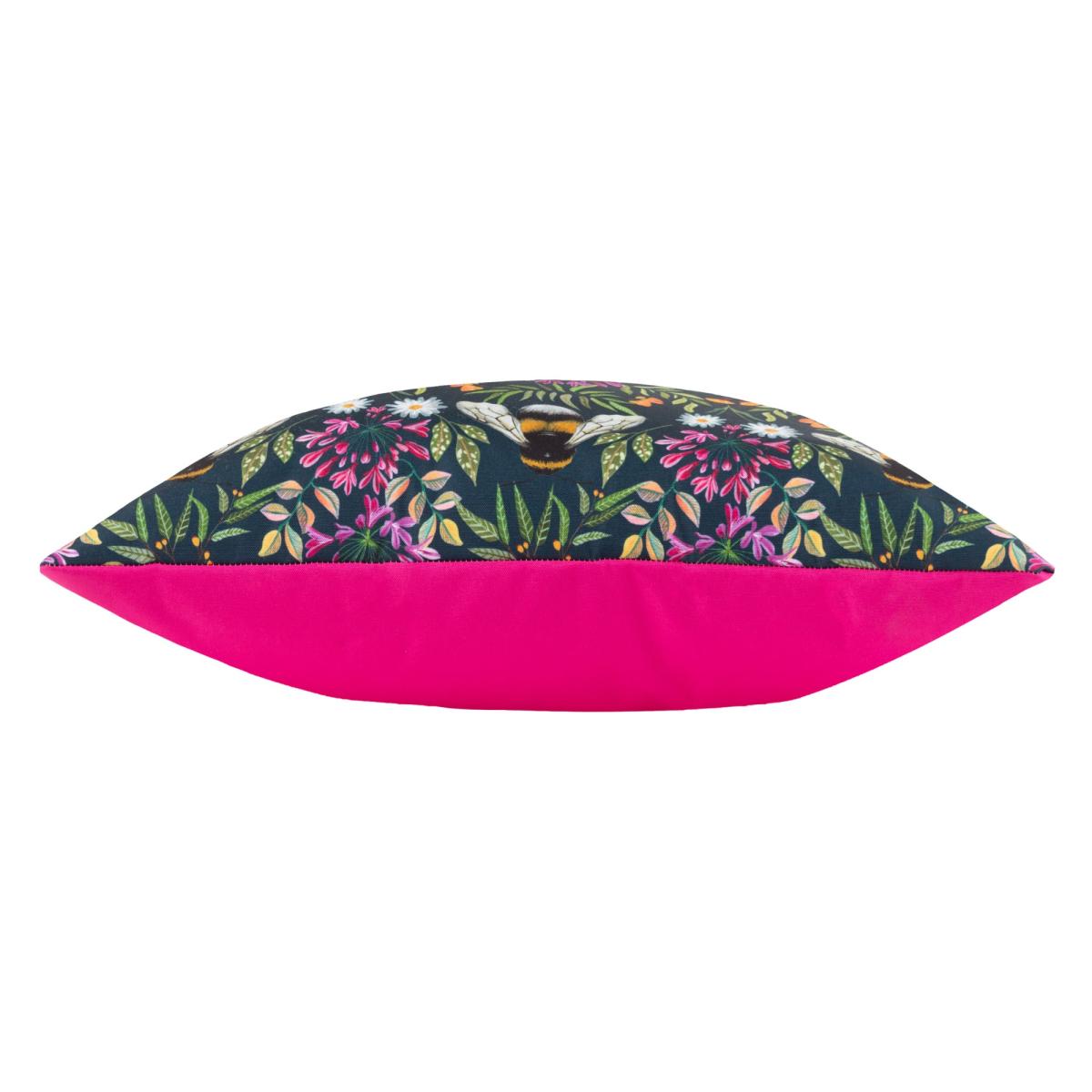 Wylder Nature House Of Bloom Zinnia Bee Outdoor Cushion Navy – image 3