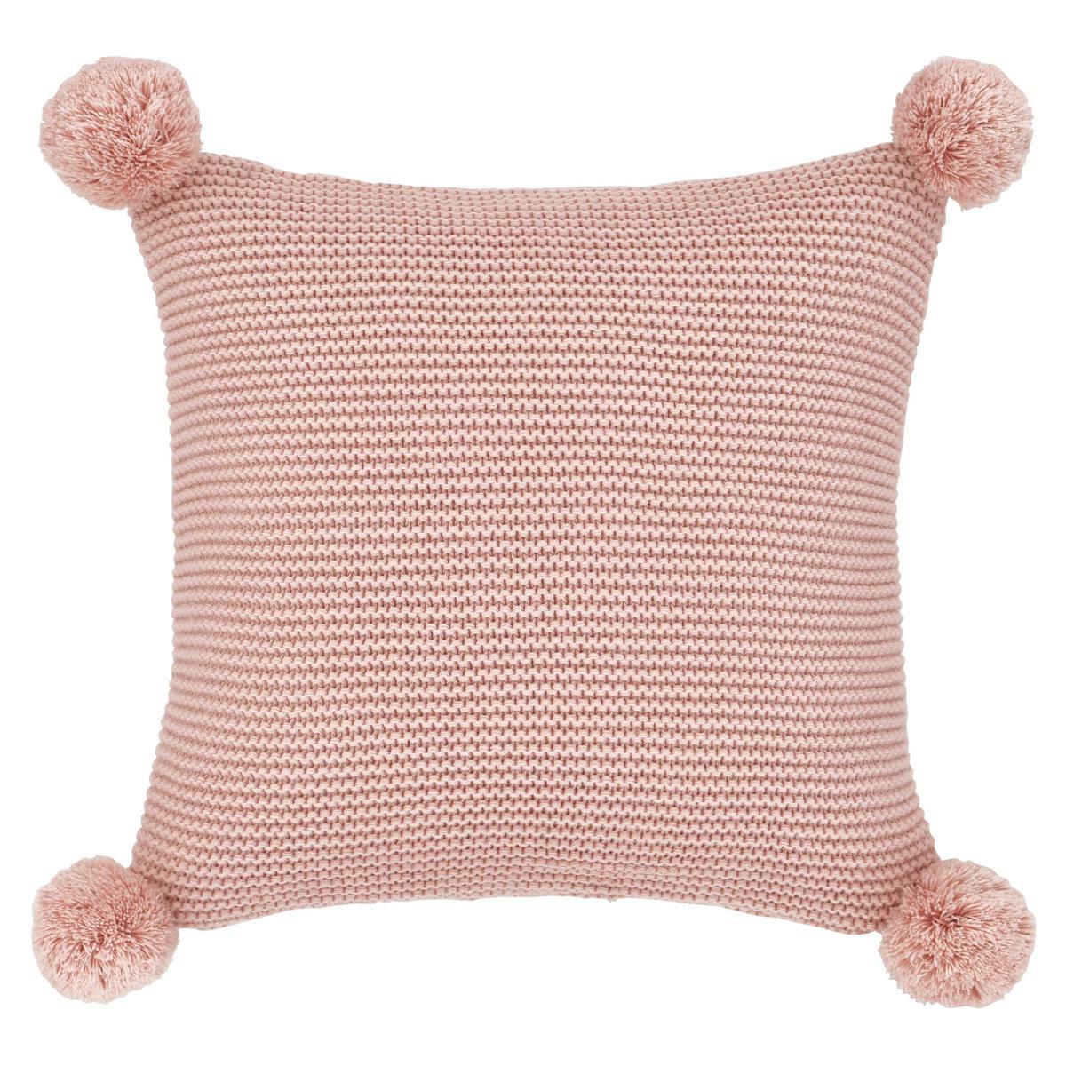 Pom Pom Blush Square Cushion Blush – image 2