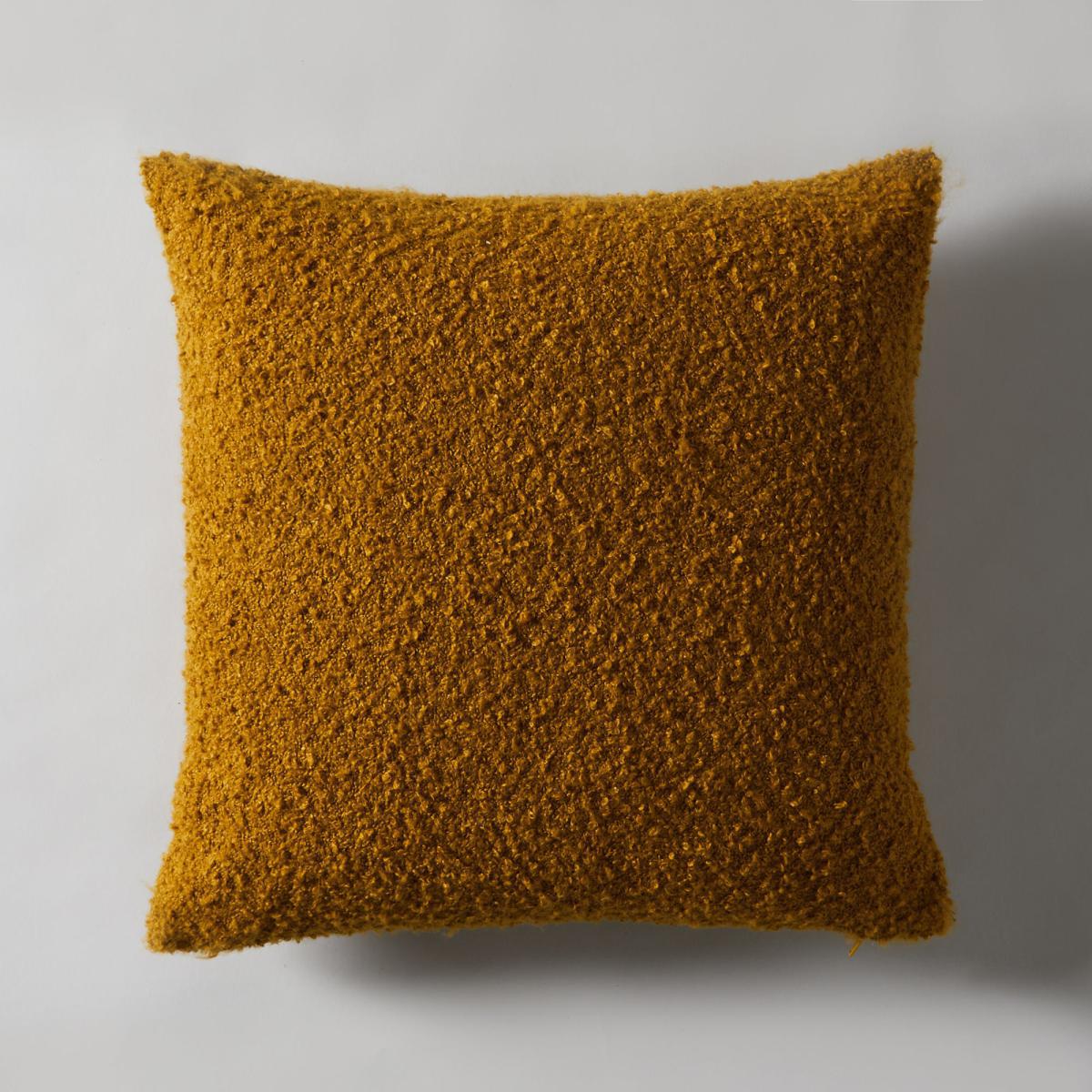 Boucle Cushion Mustard (Yellow) – image 2