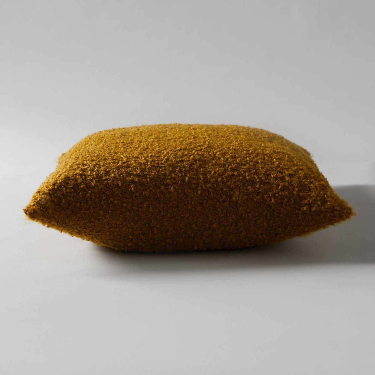 Boucle Cushion Mustard (Yellow) – image 3