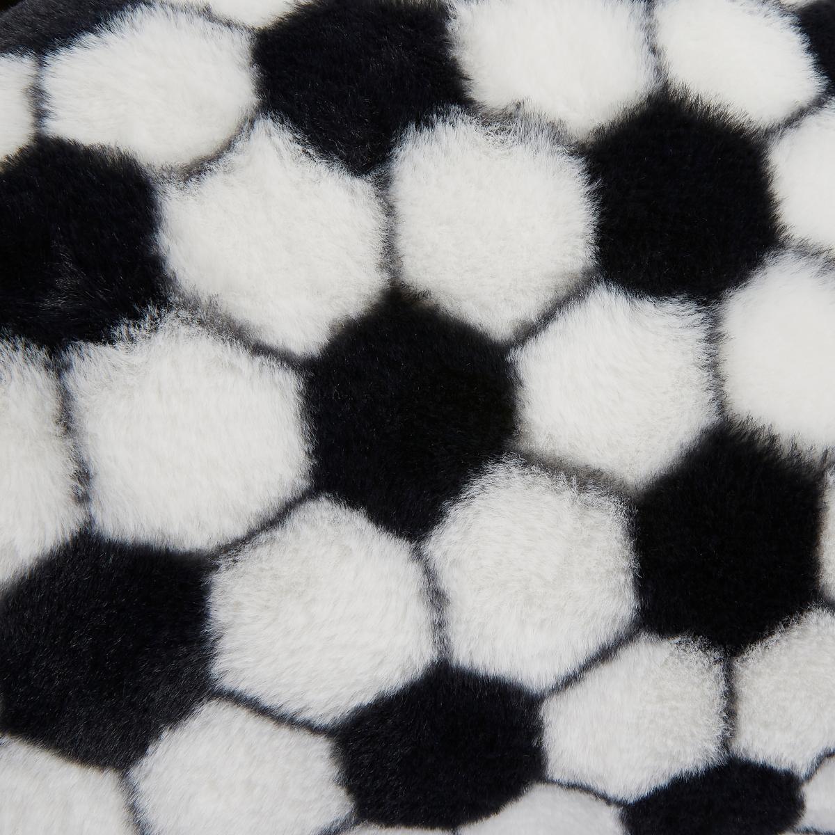 Football Cuddle Cushion Black and white – image 2