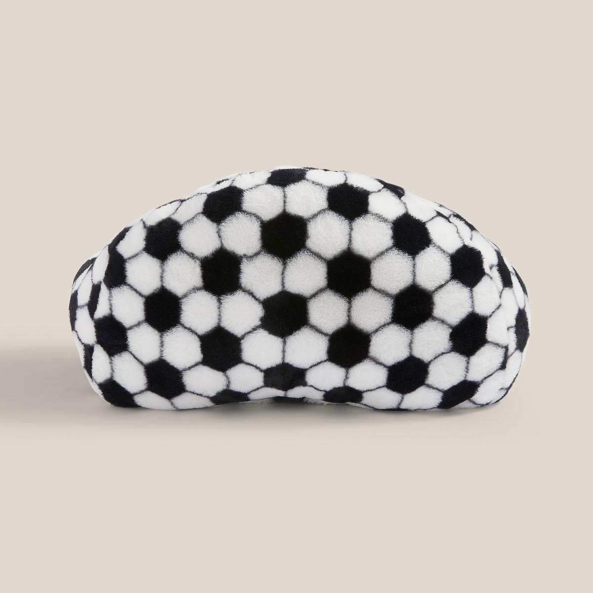 Football Cuddle Cushion Black and white – image 5