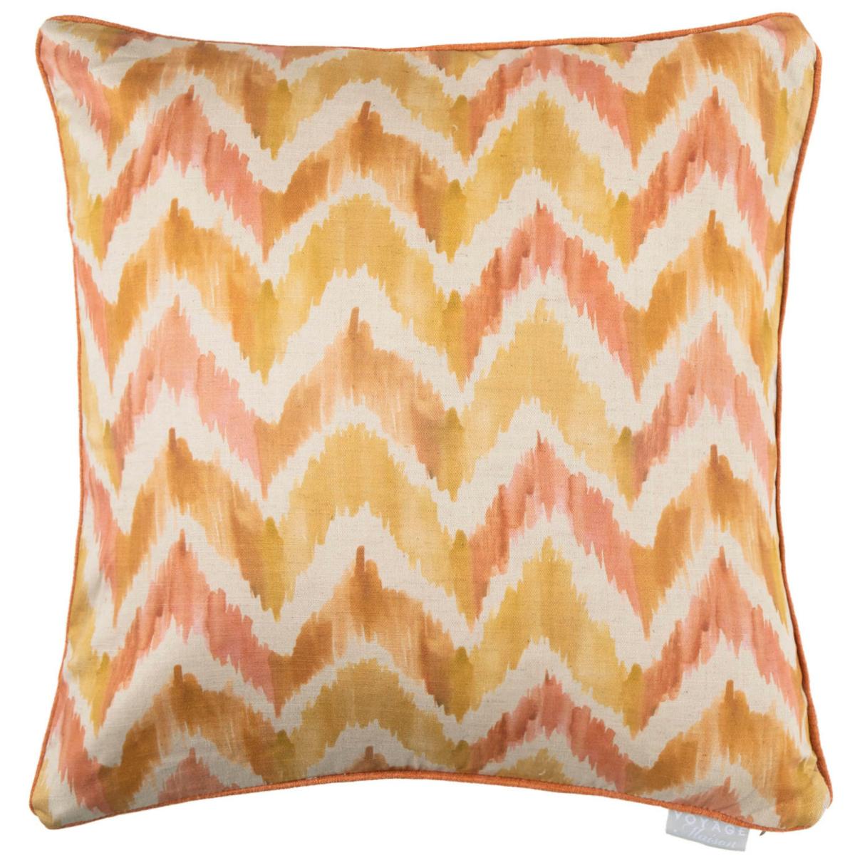 Savannah Cotton Square Cushion Savh Amber Orange – image 2