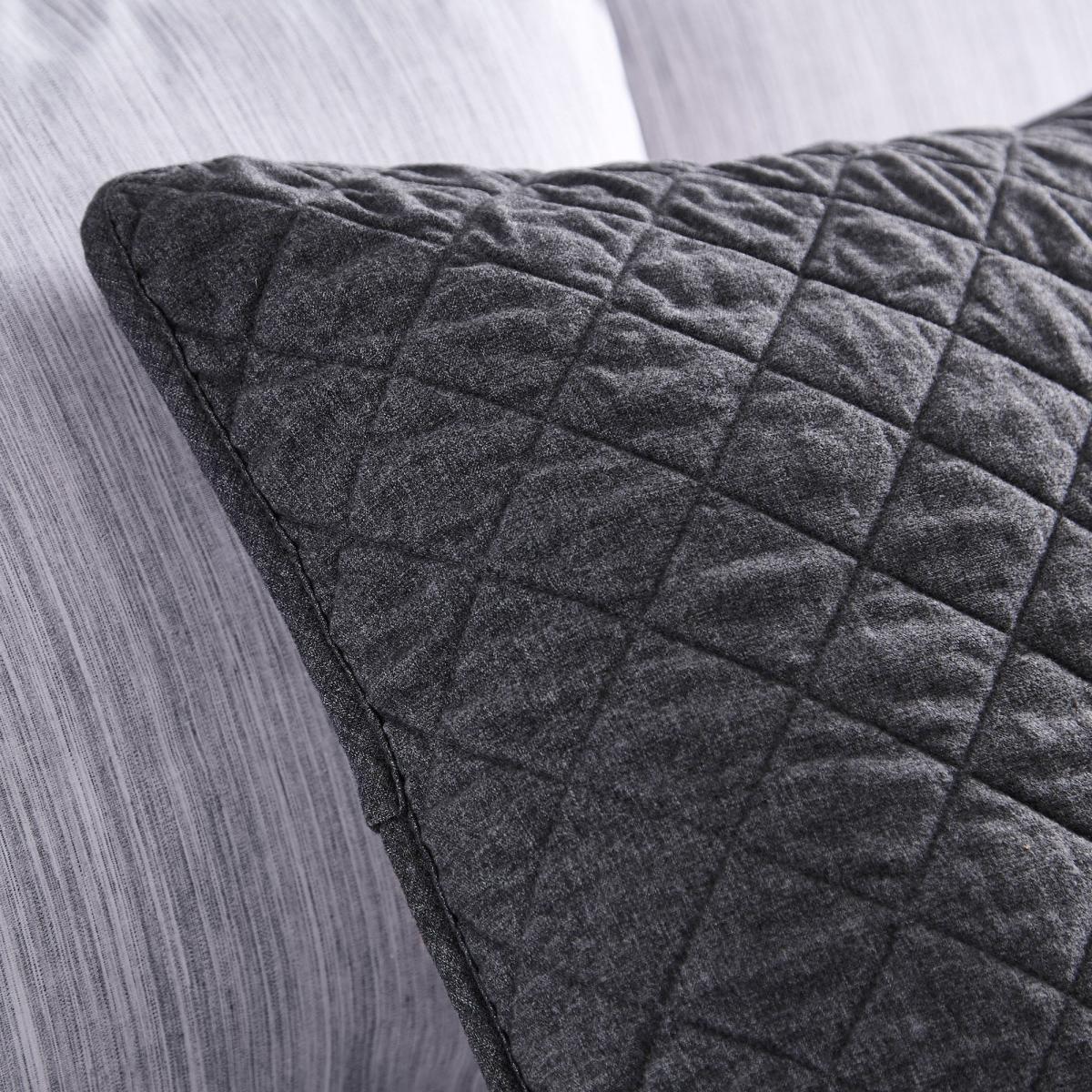 Jasper Grey Square Cushion Grey – image 2