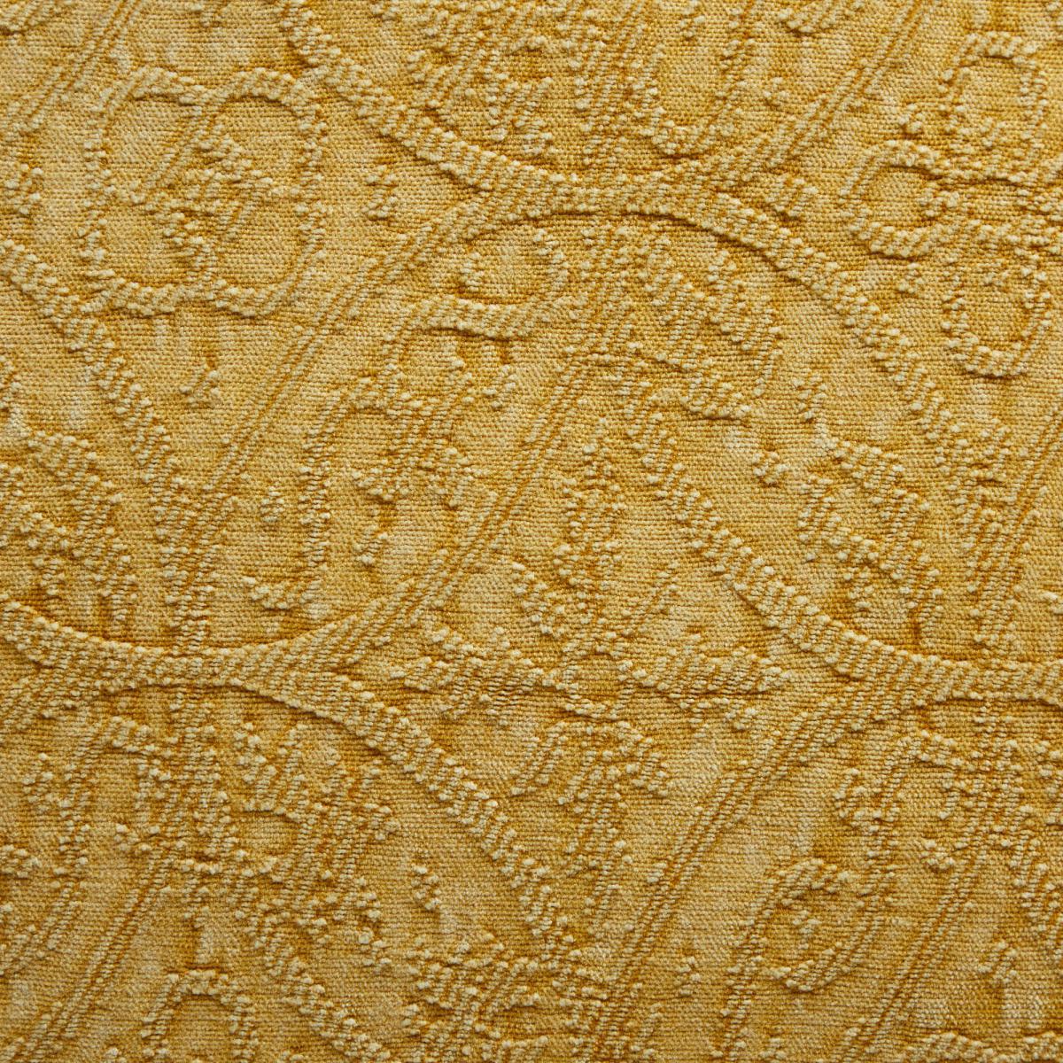 Stone Washed Chenille Cushion Ochre – image 4