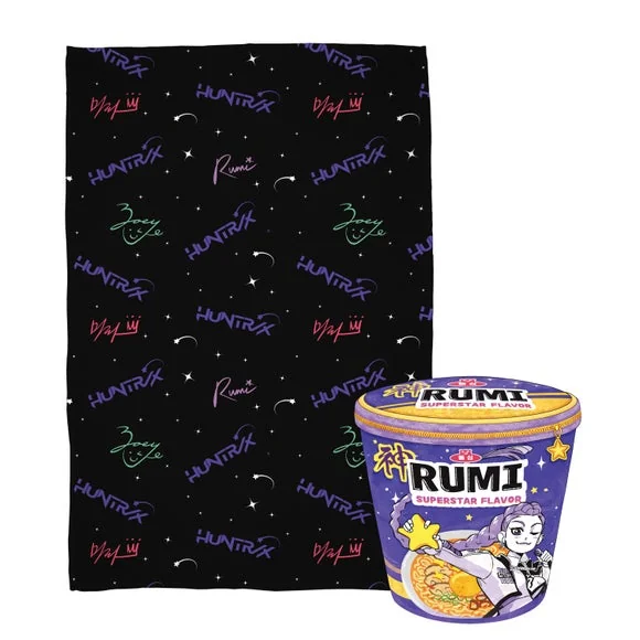K-Pop Demon Hunters Rumi Noodle Cushion and Fleece – image 3