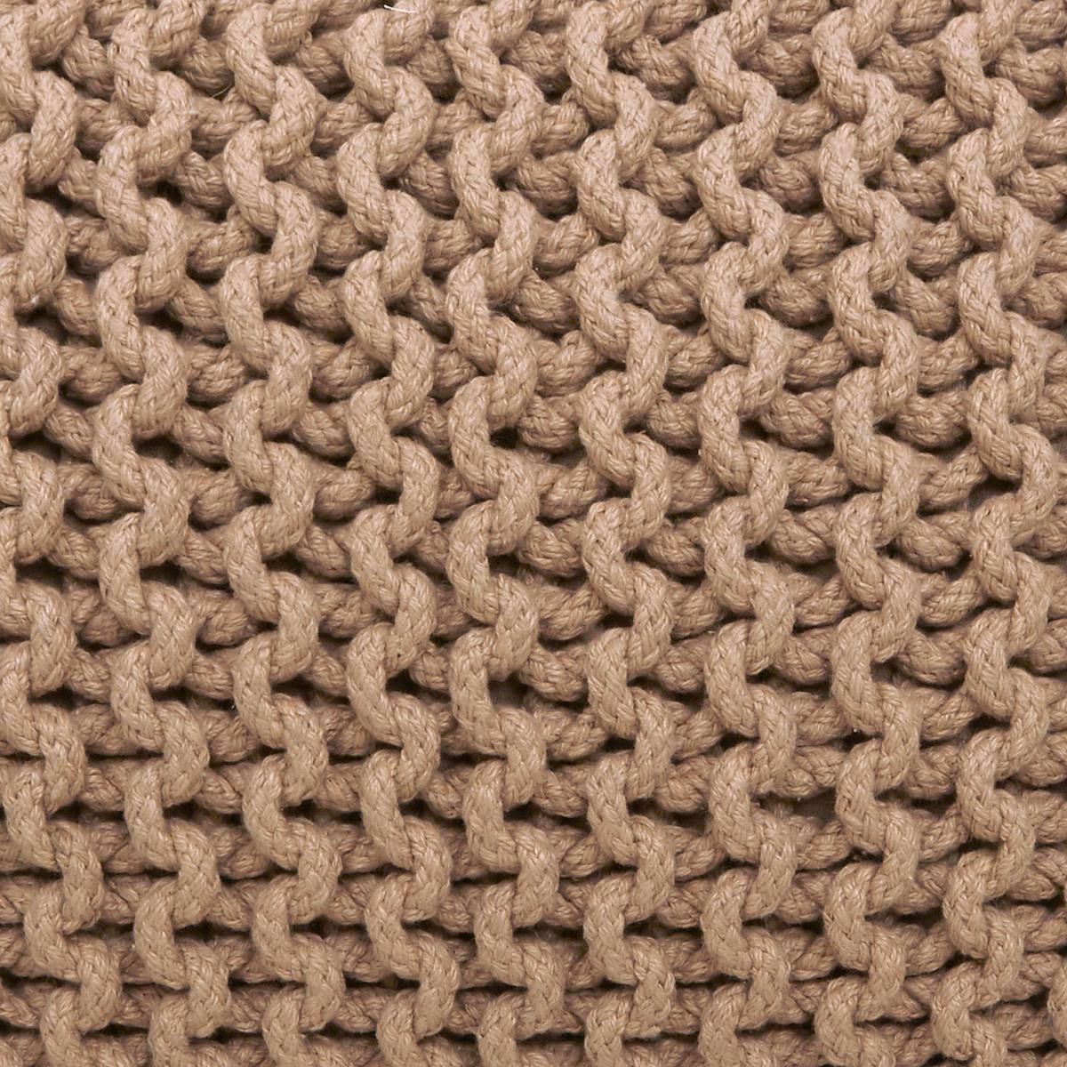 Hand Woven Natural Floor Cushion Natural – image 3