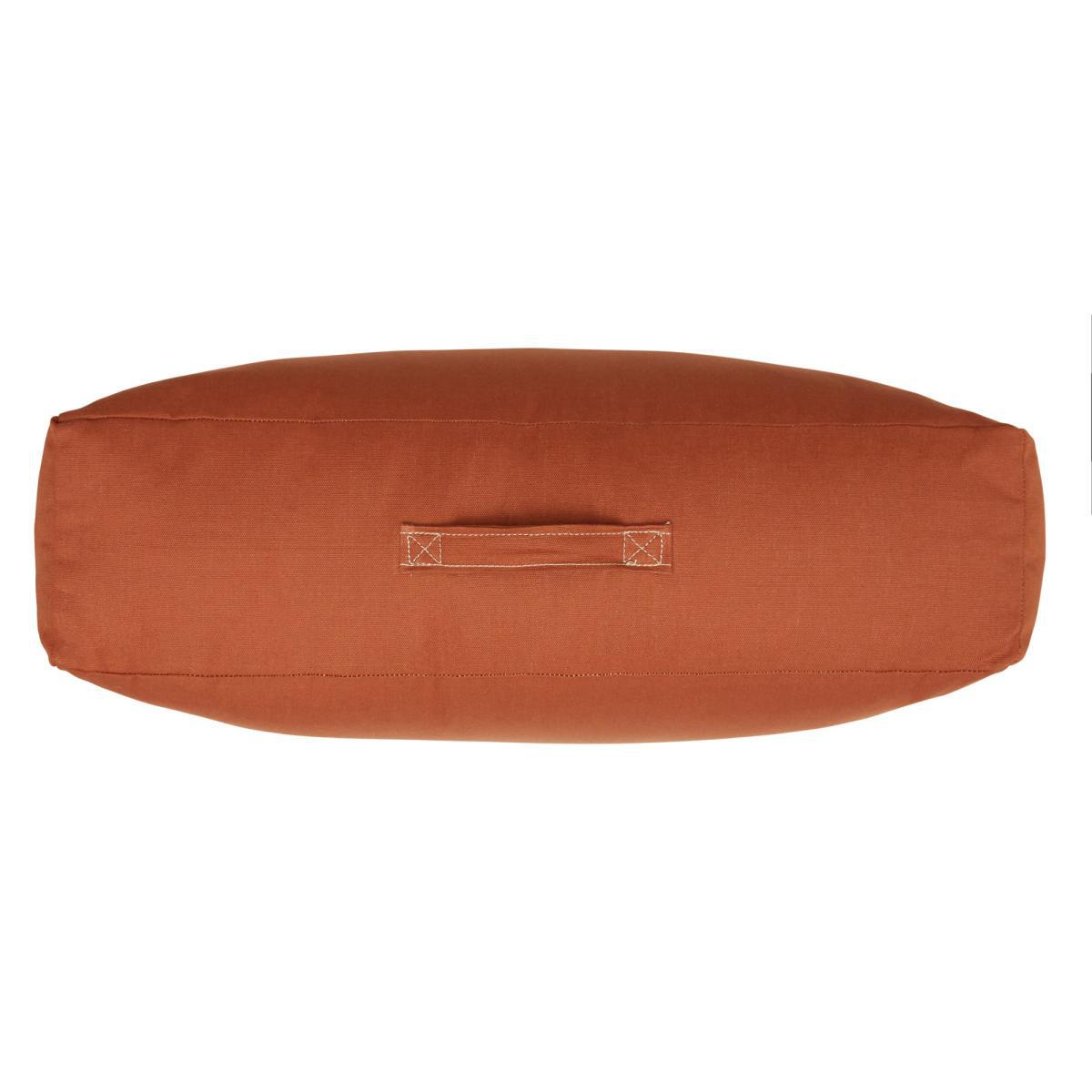 Cotton Butterscotch Floor Cushion Orange – image 2
